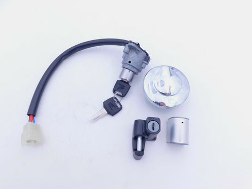 HONDA IGNITION SWITCH / KEYS FUEL CAP LOCK SET 2005-2009 HONDA VTX1300 OEM